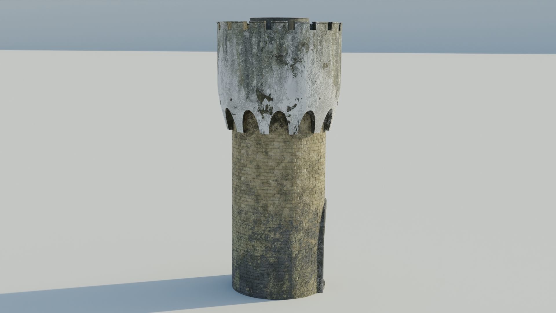 Tower 3D model textures PBR 4K Low-poly 3D model_5