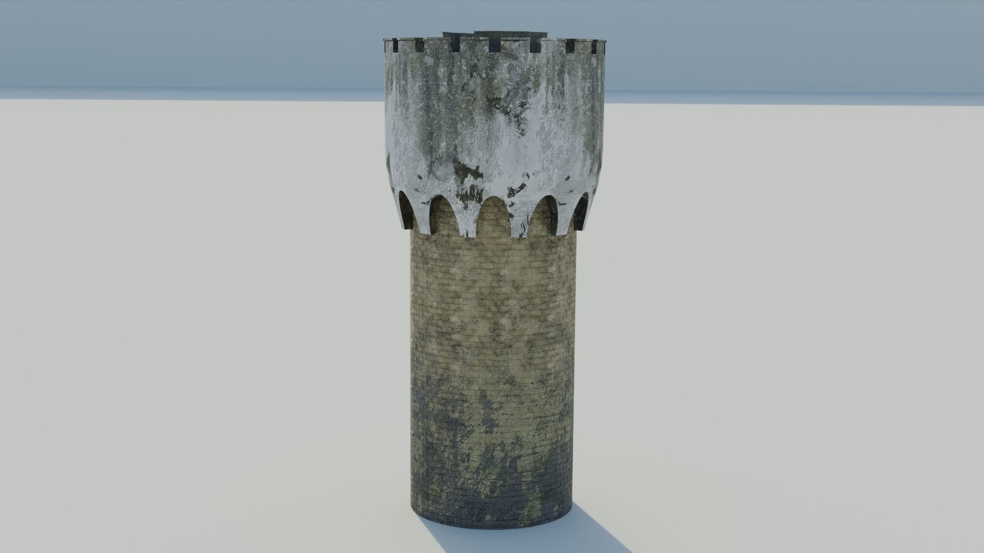 Tower 3D model textures PBR 4K Low-poly 3D model_8