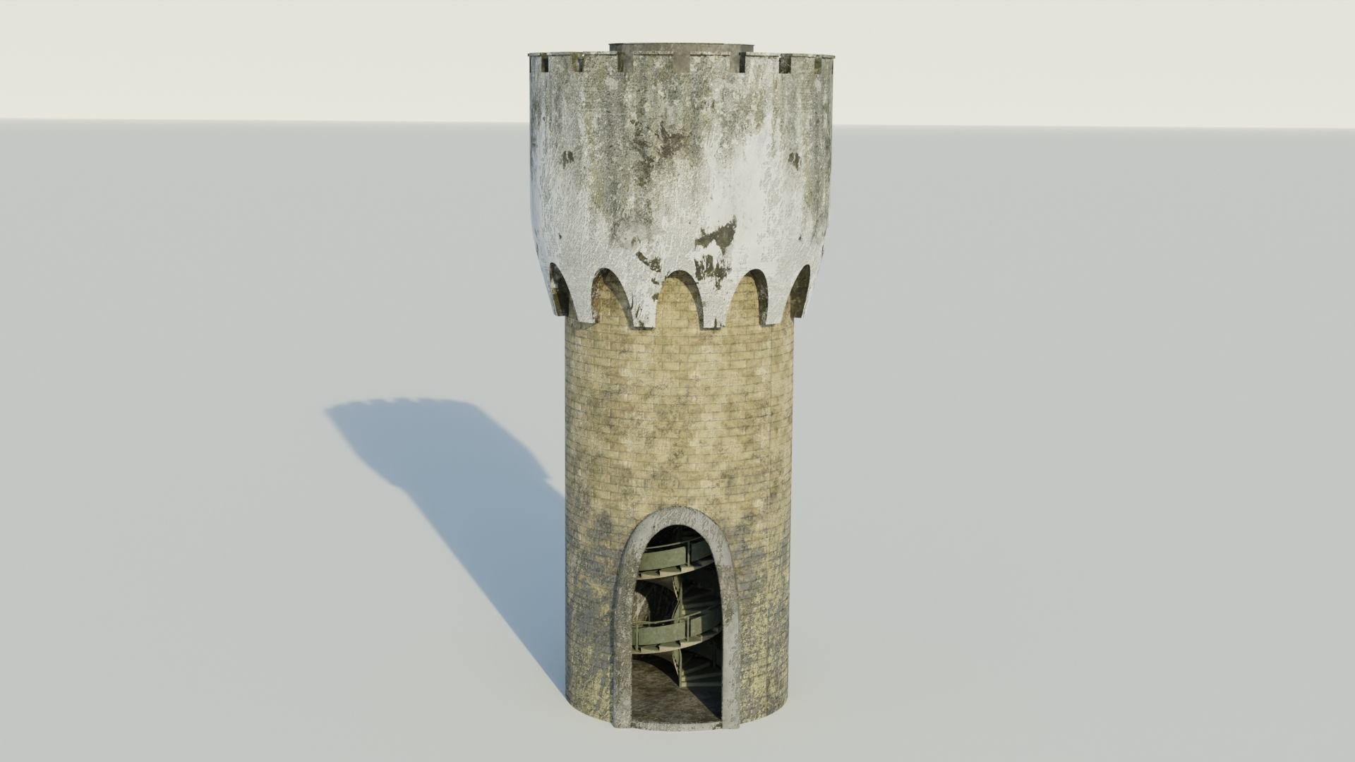 Tower 3D model textures PBR 4K Low-poly 3D model_9