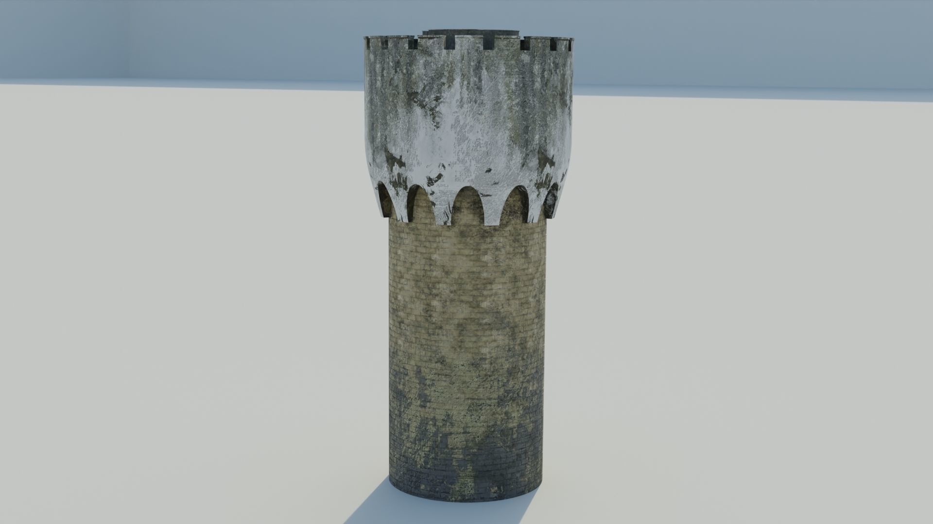 Tower 3D model textures PBR 4K Low-poly 3D model_7