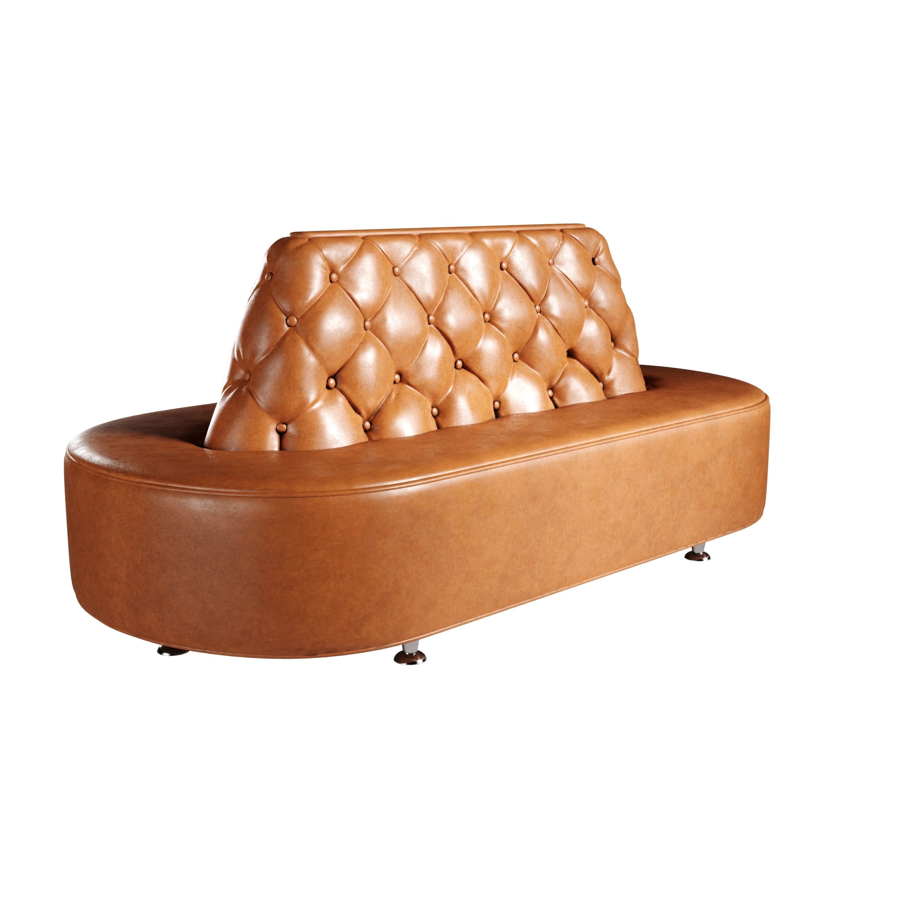 Tufted Sofa 3D model_2