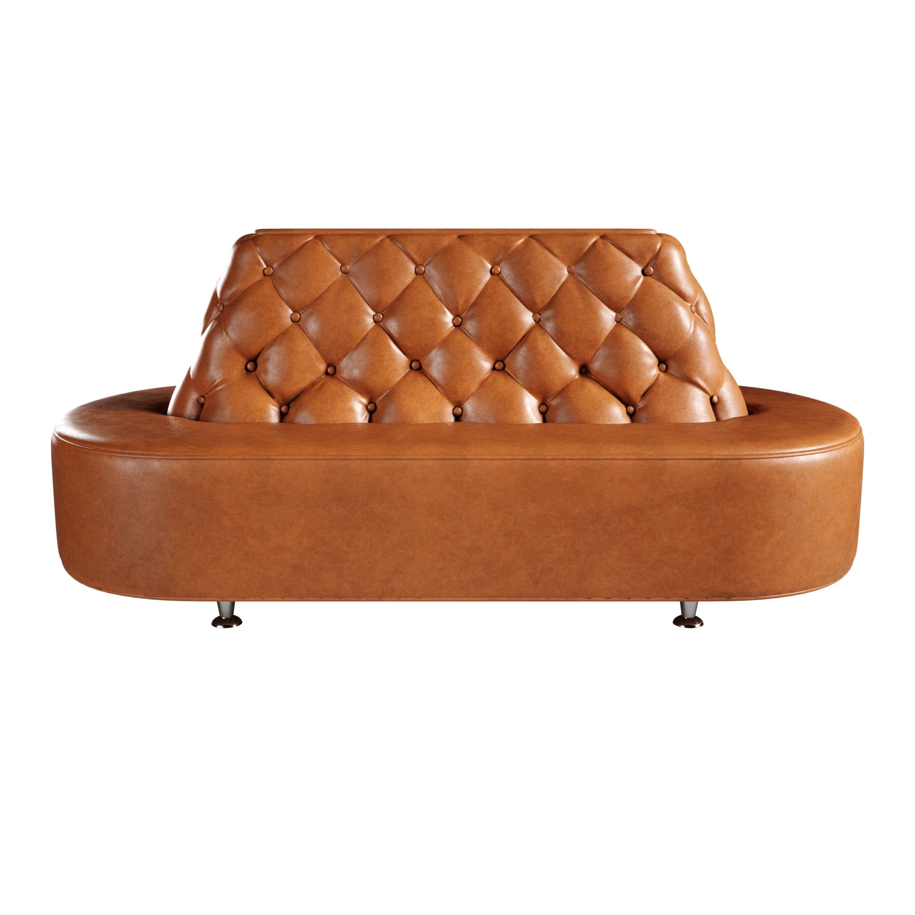 Tufted Sofa 3D model_1