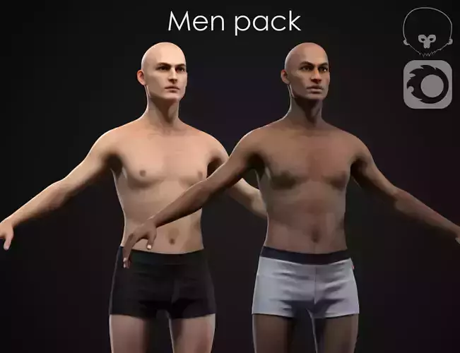 Men pack 3D Model Collection