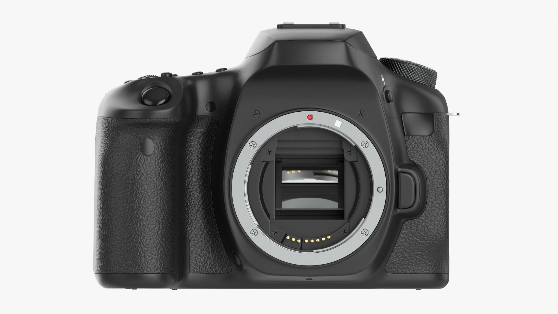 DSLR camera body close 3D model_12