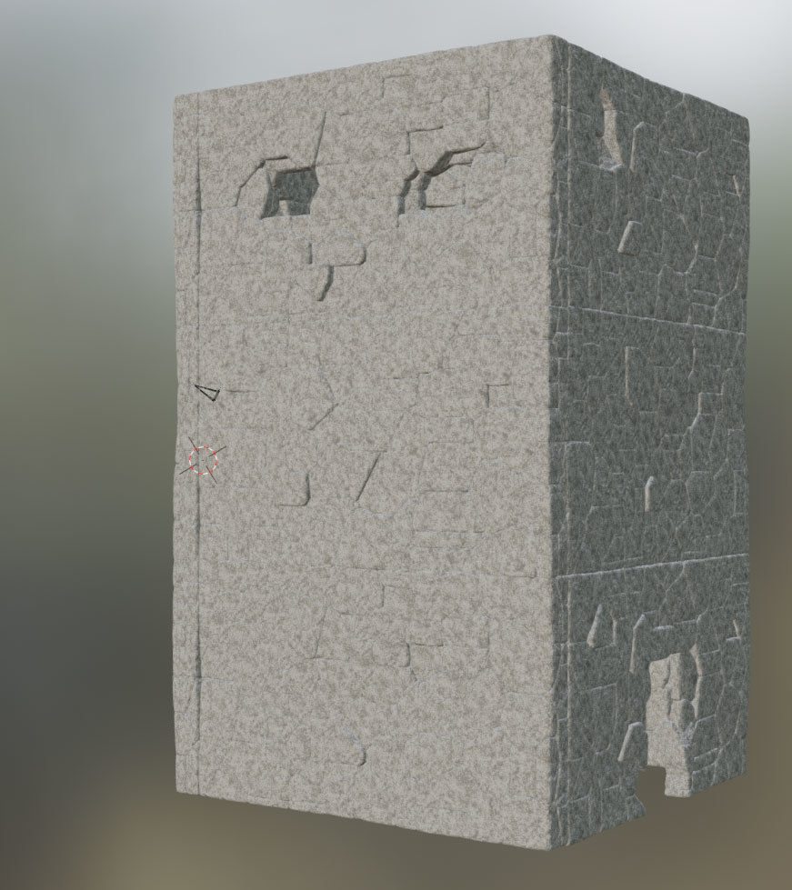 Medieval Stone Tower 3D 3D model_2