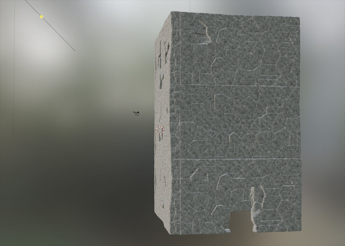 Medieval Stone Tower 3D 3D model_3