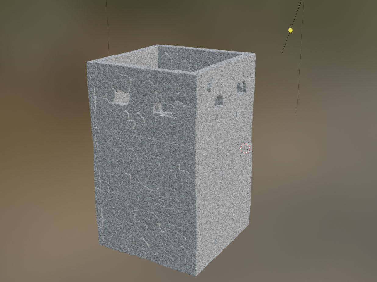 Medieval Stone Tower 3D 3D model_4