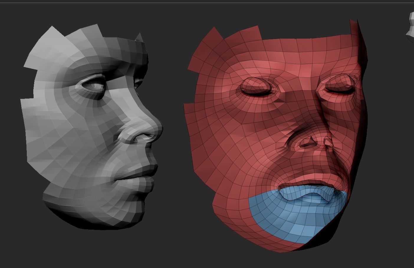 Black Female Head Anatomy- Basemesh 3D model_16