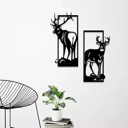 WILD DEER WALL DECORATION