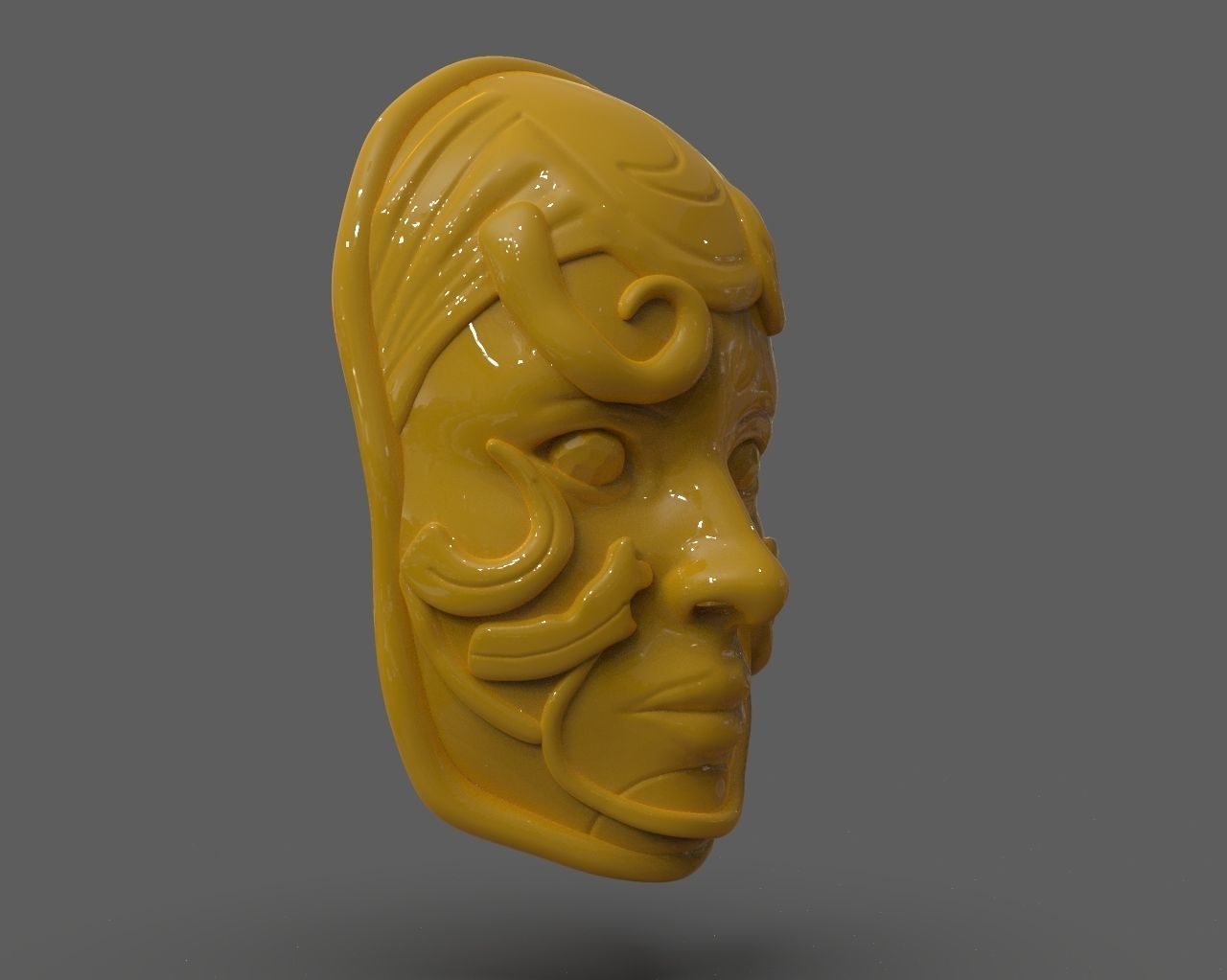 Lyssas Mask from Guild Wars 2 3D print model_7