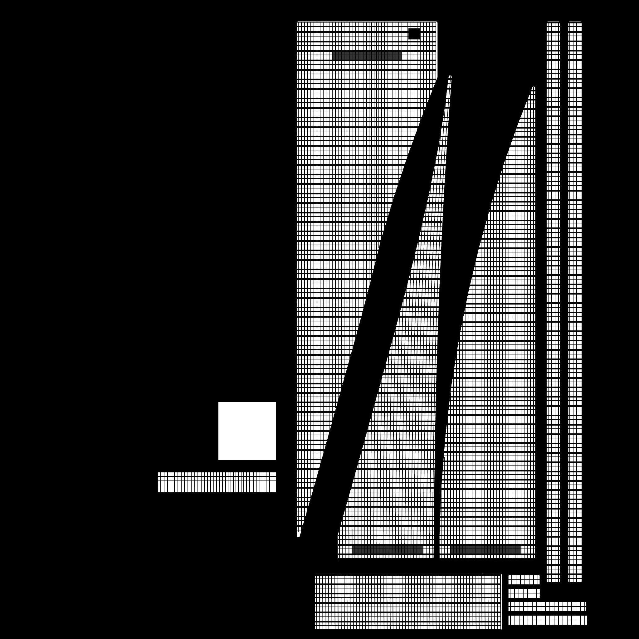 Space Tower Madrid Low-poly 3D model_24