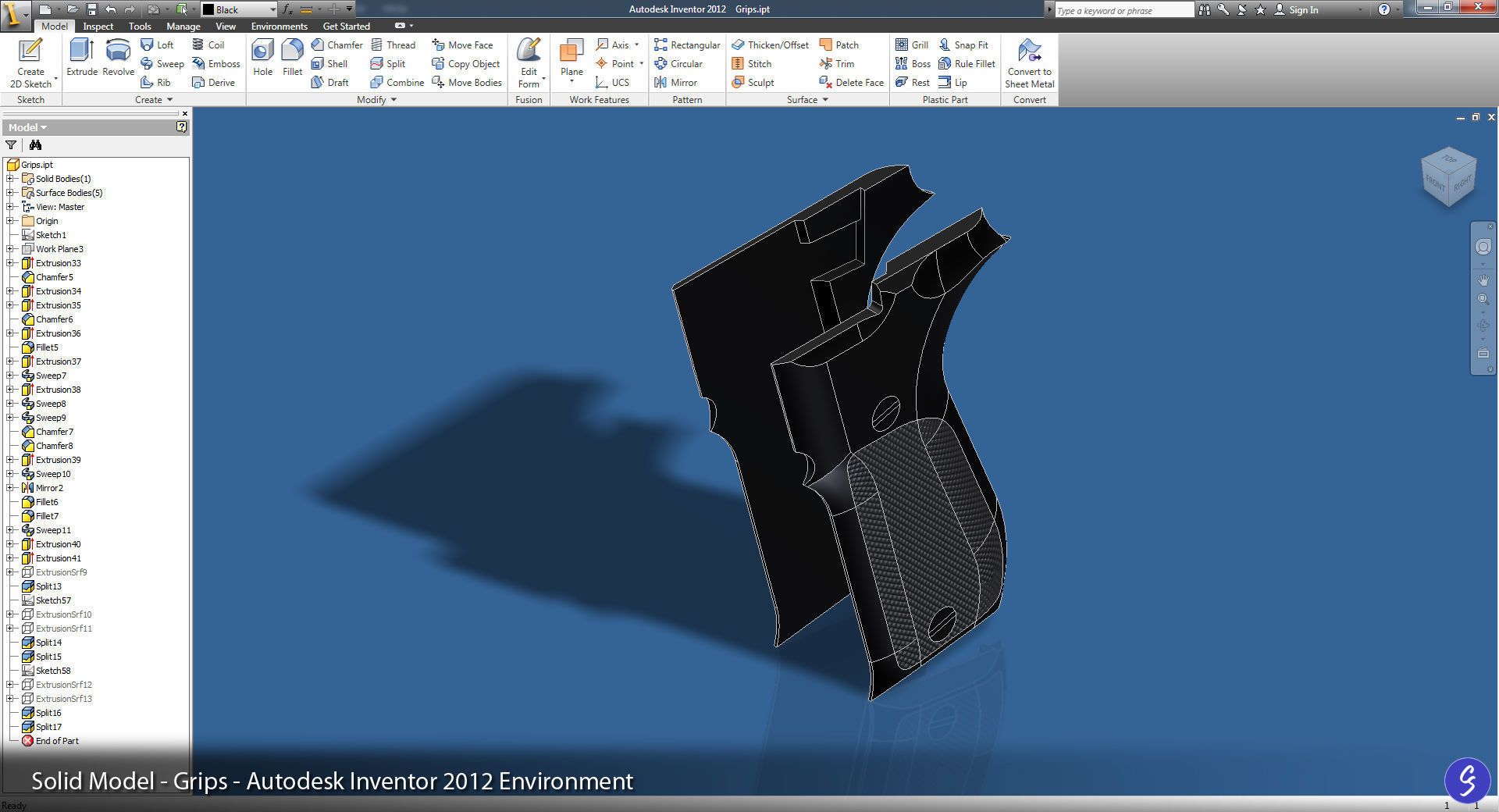 Walther P88 Compact 9mm Pistol Low-poly 3D model_73