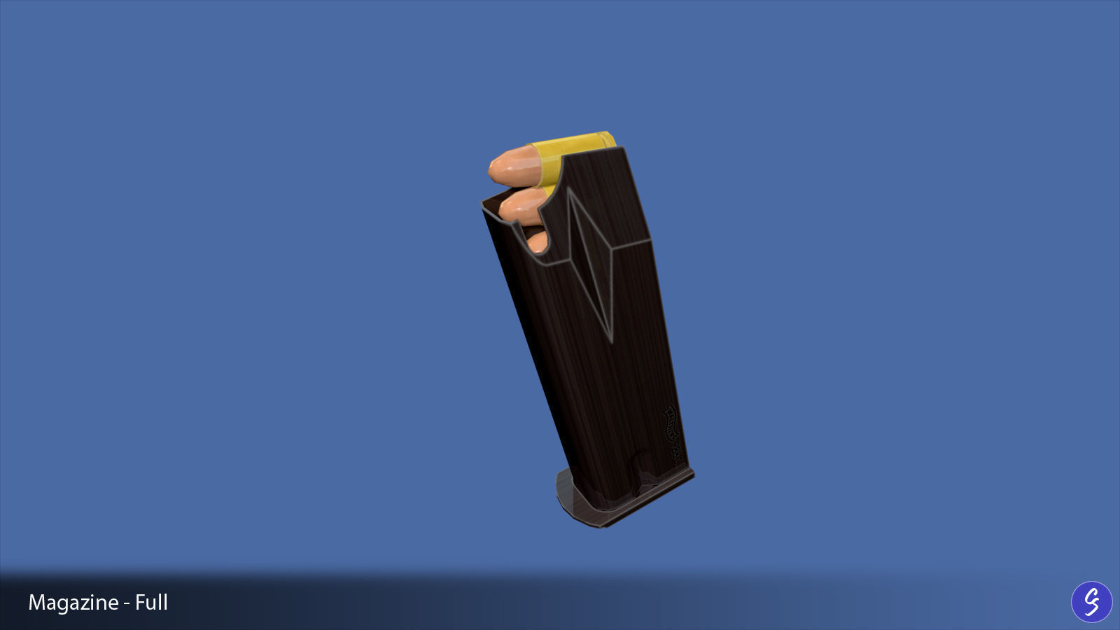 Walther P88 Compact 9mm Pistol Low-poly 3D model_36