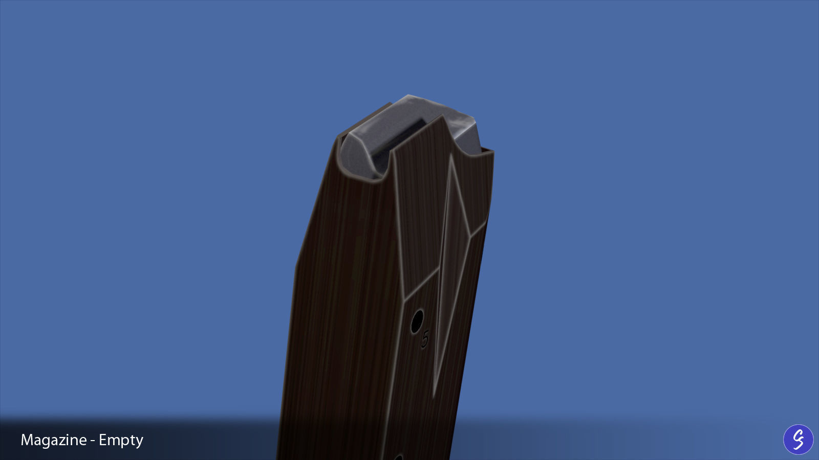 Walther P88 Compact 9mm Pistol Low-poly 3D model_43