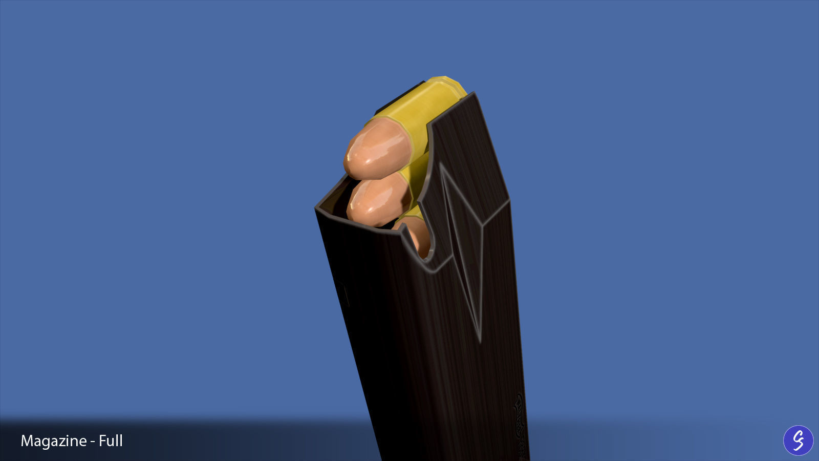 Walther P88 Compact 9mm Pistol Low-poly 3D model_40