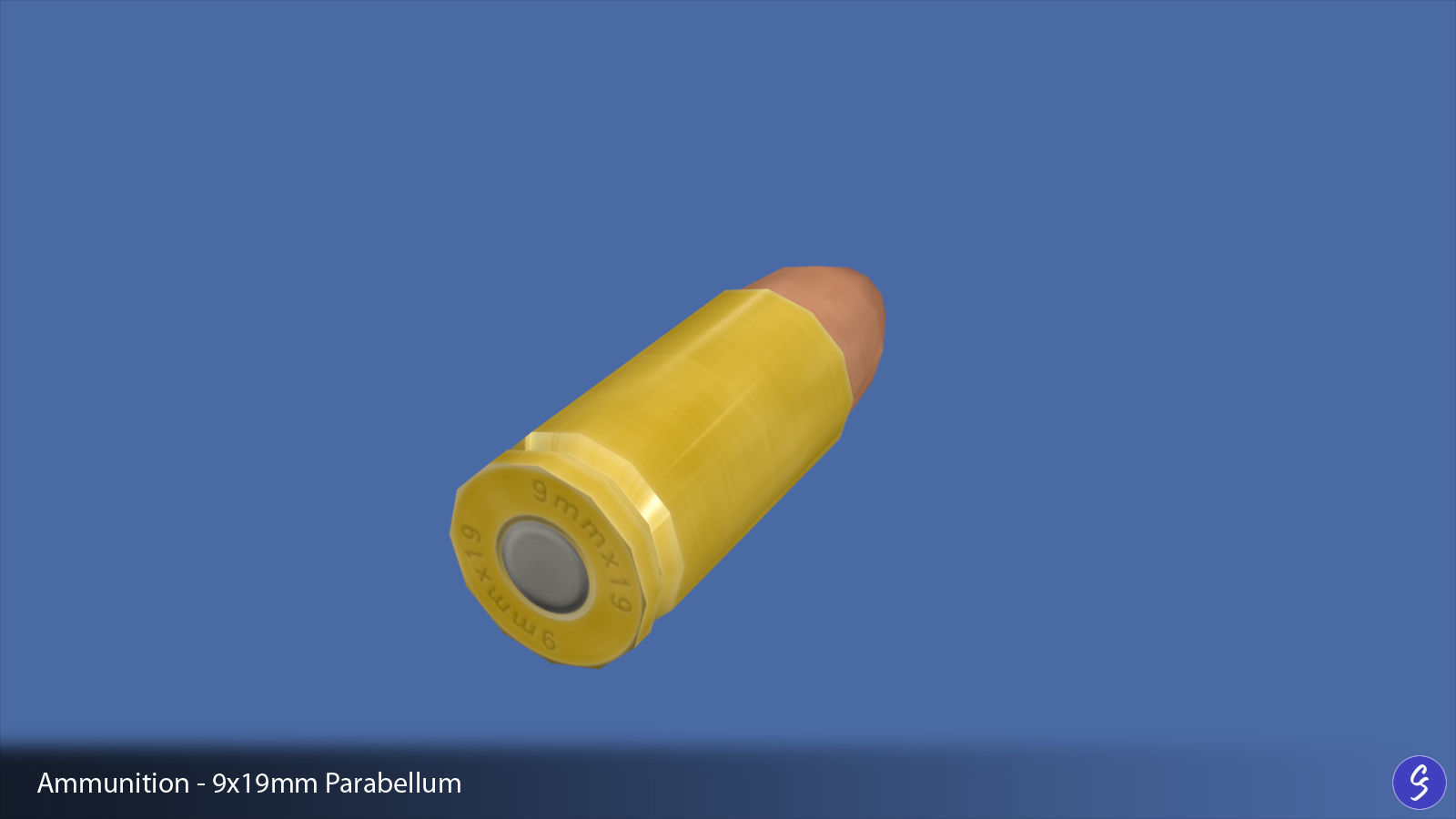 Walther P88 Compact 9mm Pistol Low-poly 3D model_44