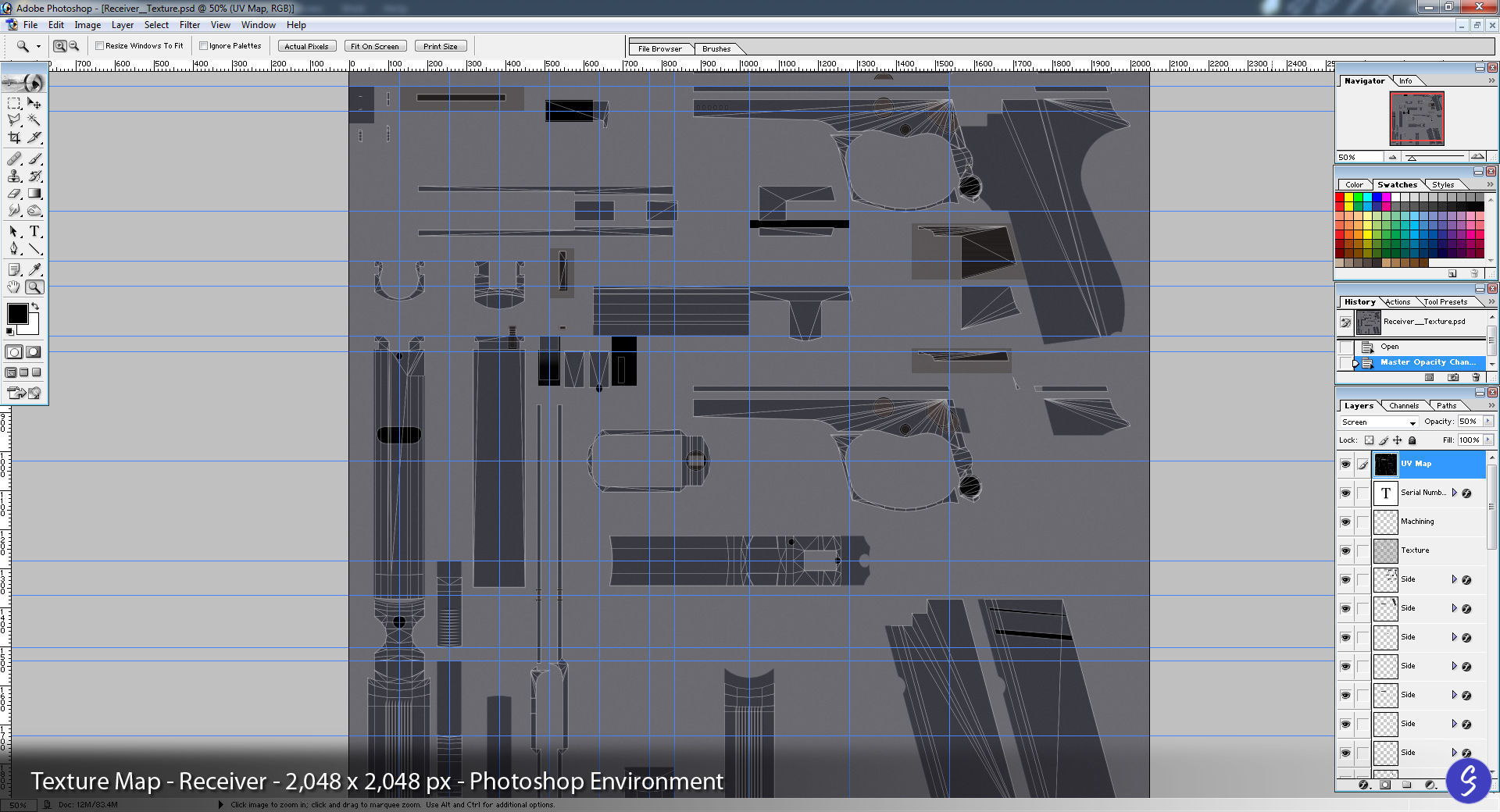 Walther P88 Compact 9mm Pistol Low-poly 3D model_57