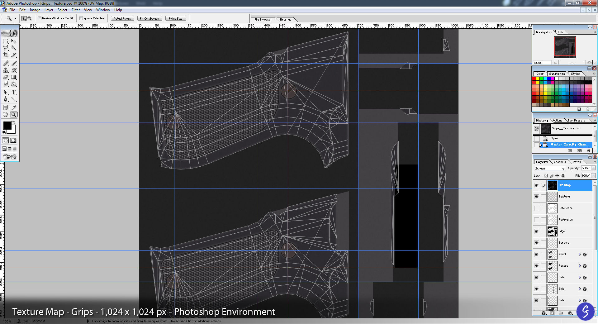 Walther P88 Compact 9mm Pistol Low-poly 3D model_60