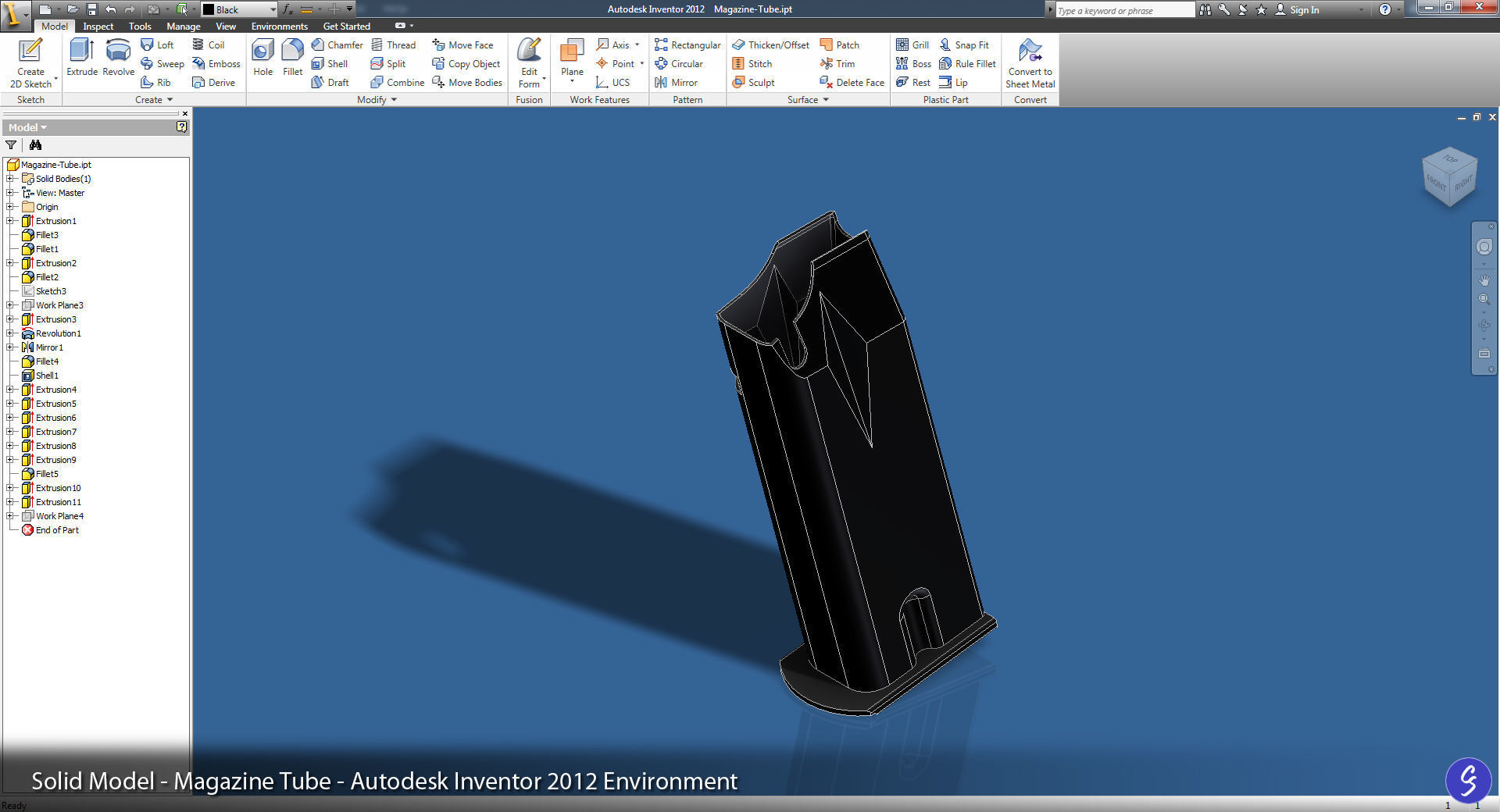 Walther P88 Compact 9mm Pistol Low-poly 3D model_76