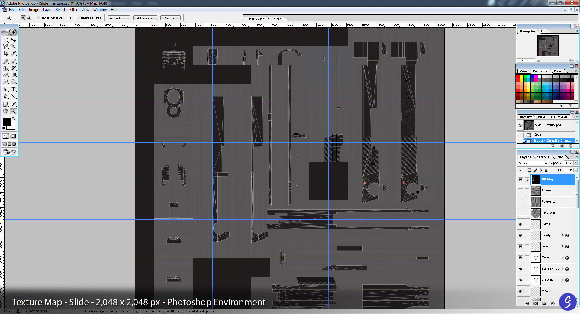 Walther P88 Compact 9mm Pistol Low-poly 3D model_58