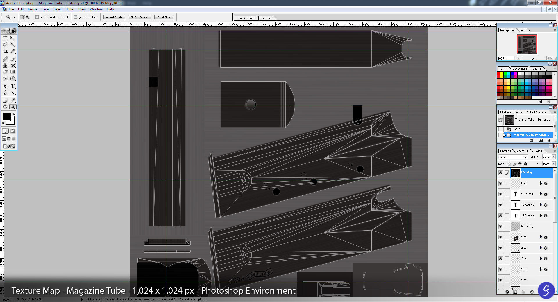 Walther P88 Compact 9mm Pistol Low-poly 3D model_61