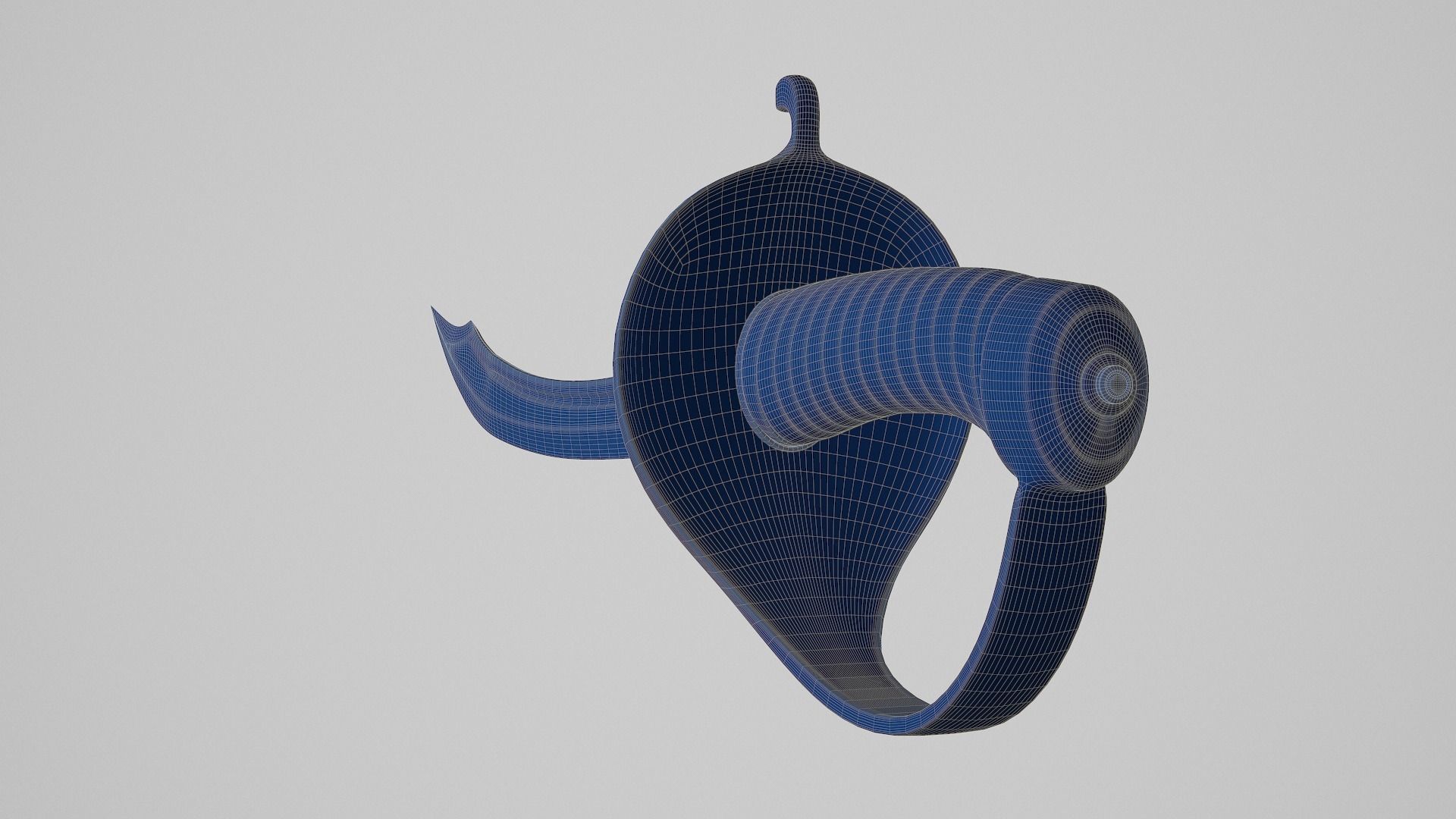 Pirate Cutlass Sword 3D model_19