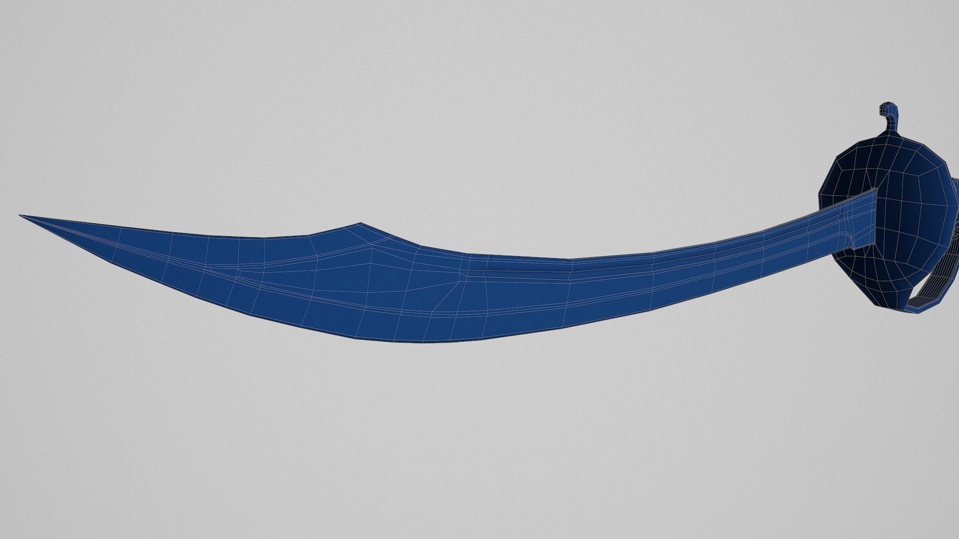 Pirate Cutlass Sword 3D model_14