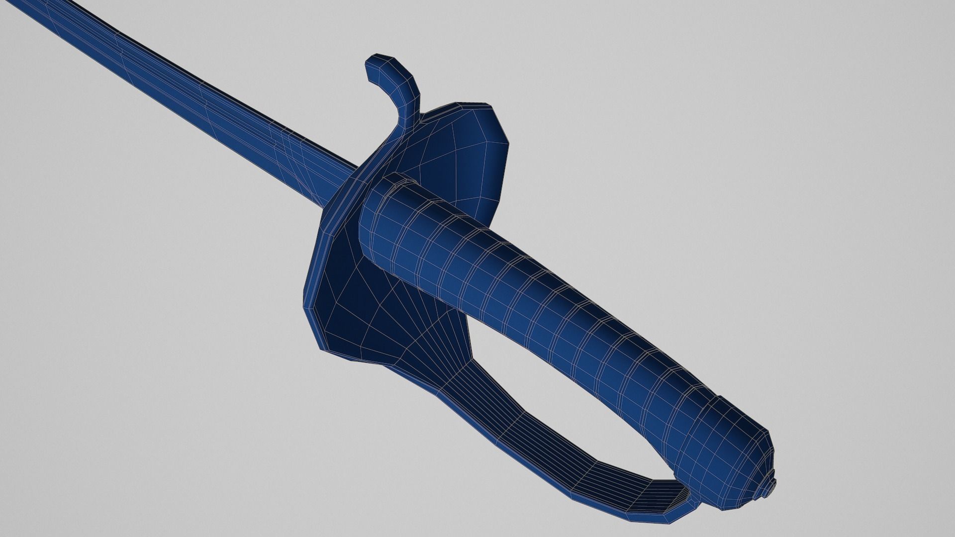 Pirate Cutlass Sword 3D model_28