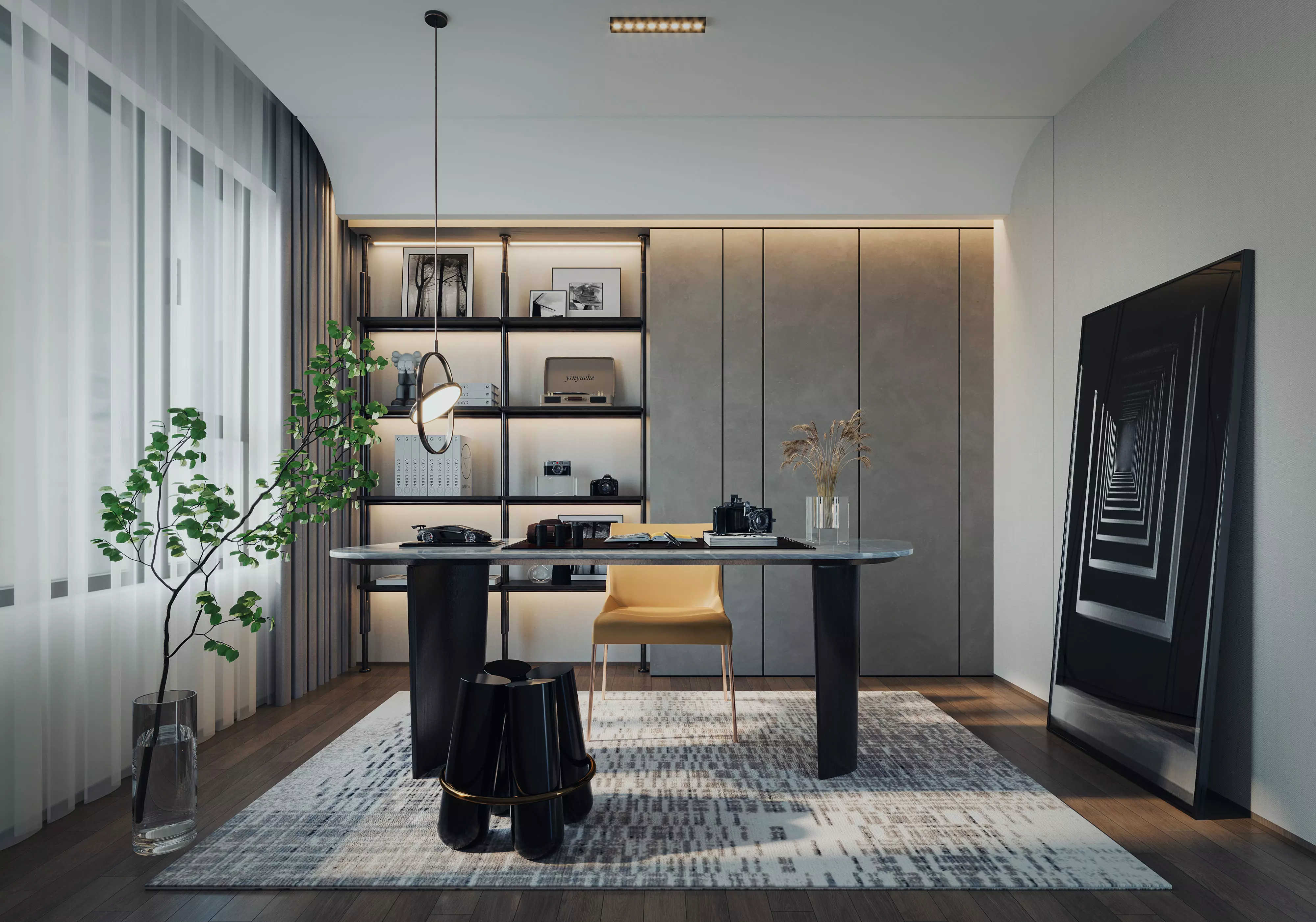 Reading Room-CORONA 3dmodel 3D model 3D model_0