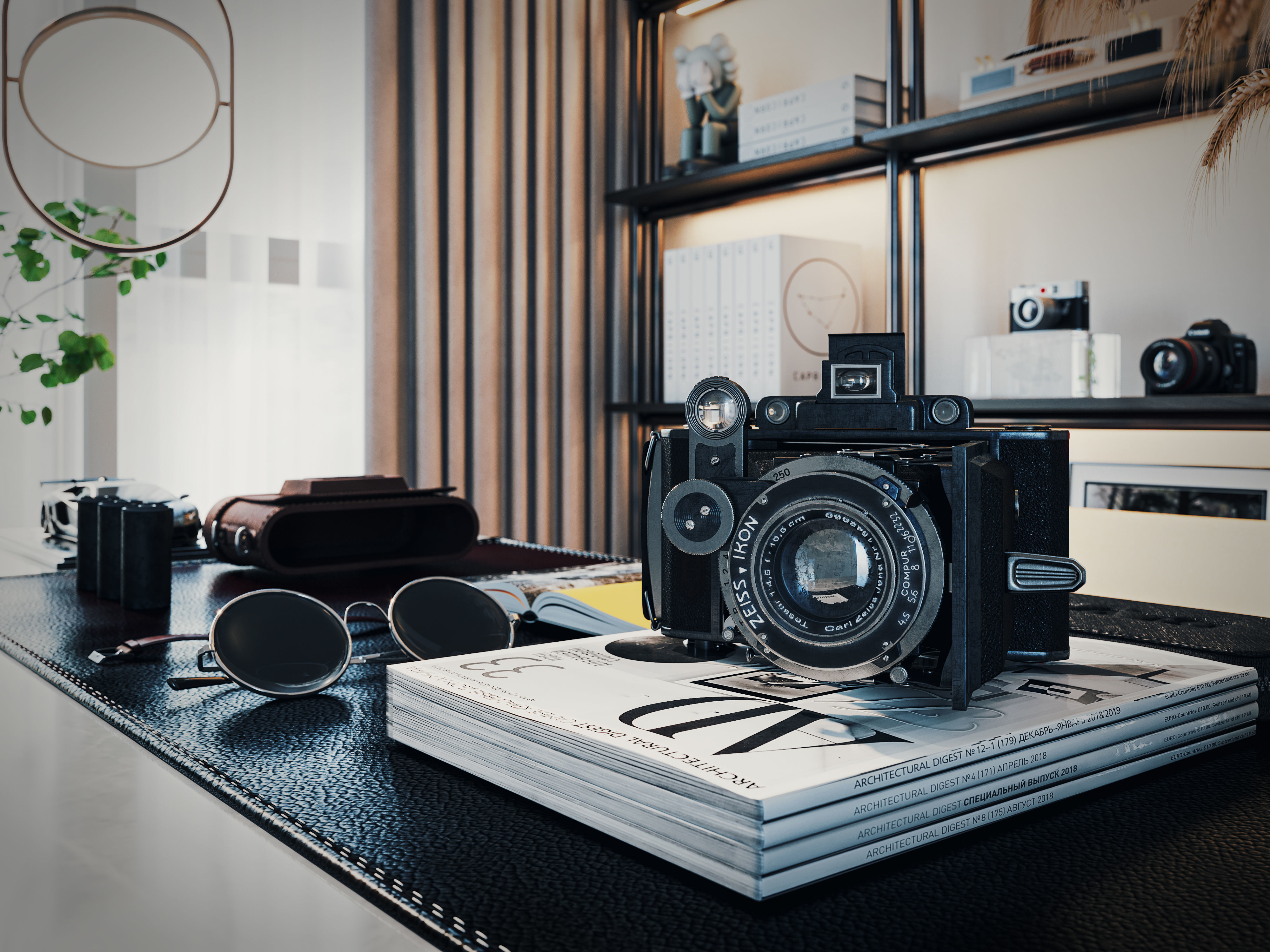 Reading Room-CORONA 3dmodel 3D model 3D model_2