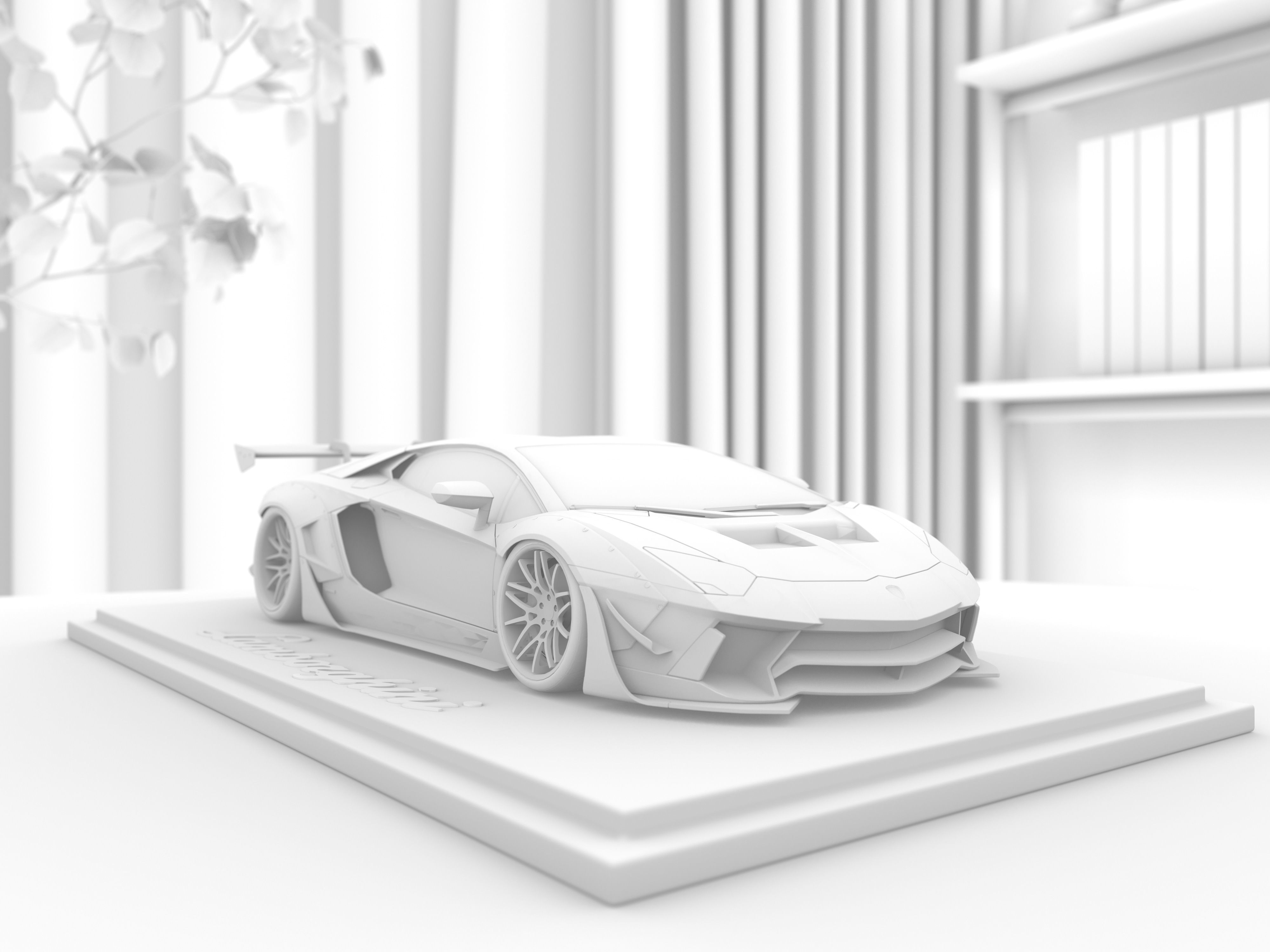 Reading Room-CORONA 3dmodel 3D model 3D model_5