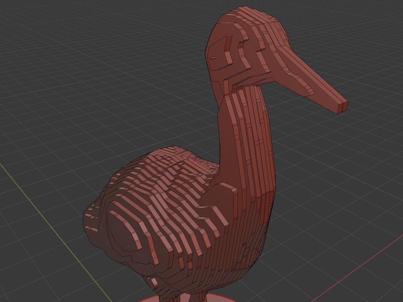 Parametric Crane Low-poly 3D model_8