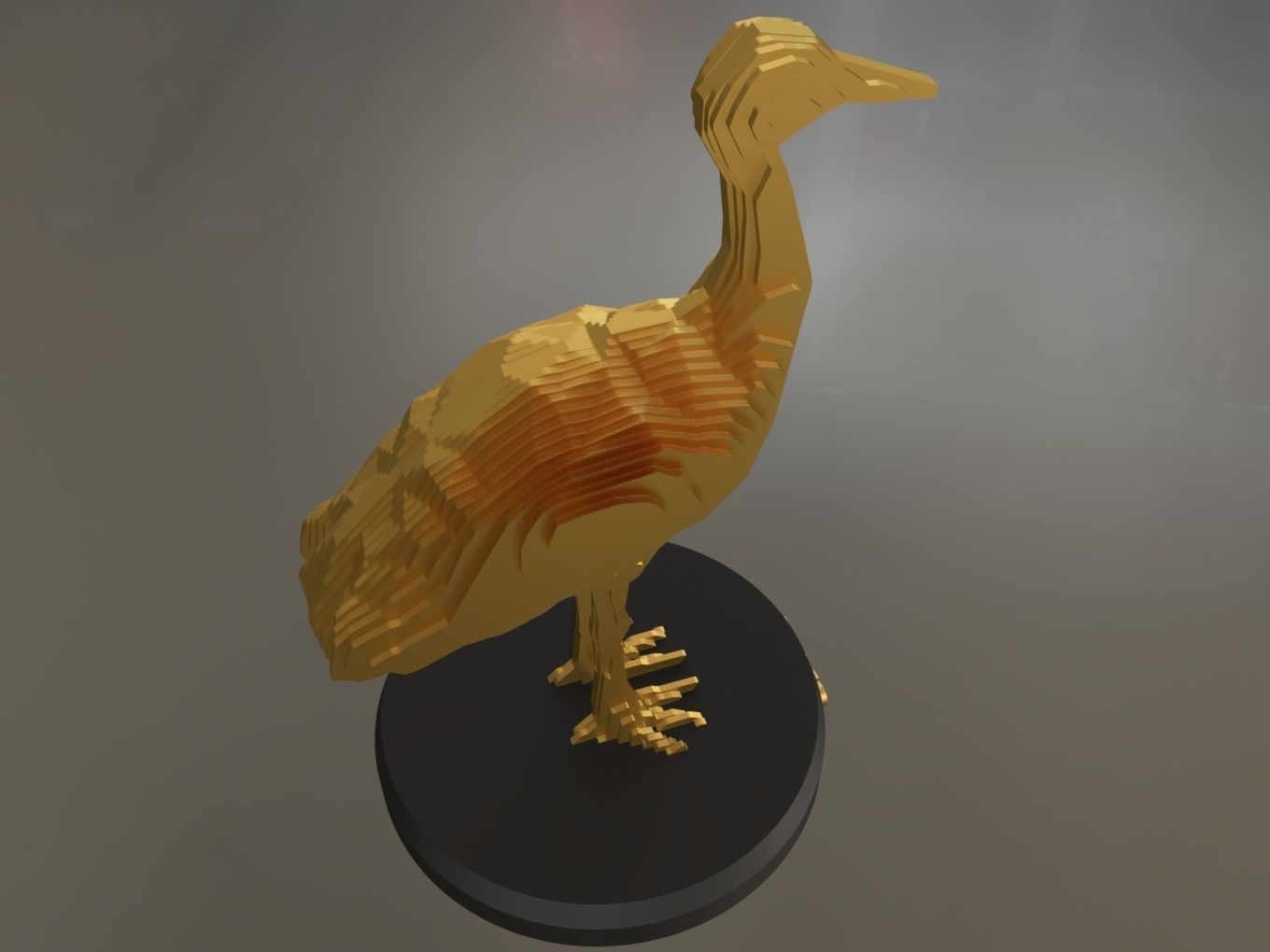 Parametric Crane Low-poly 3D model_1