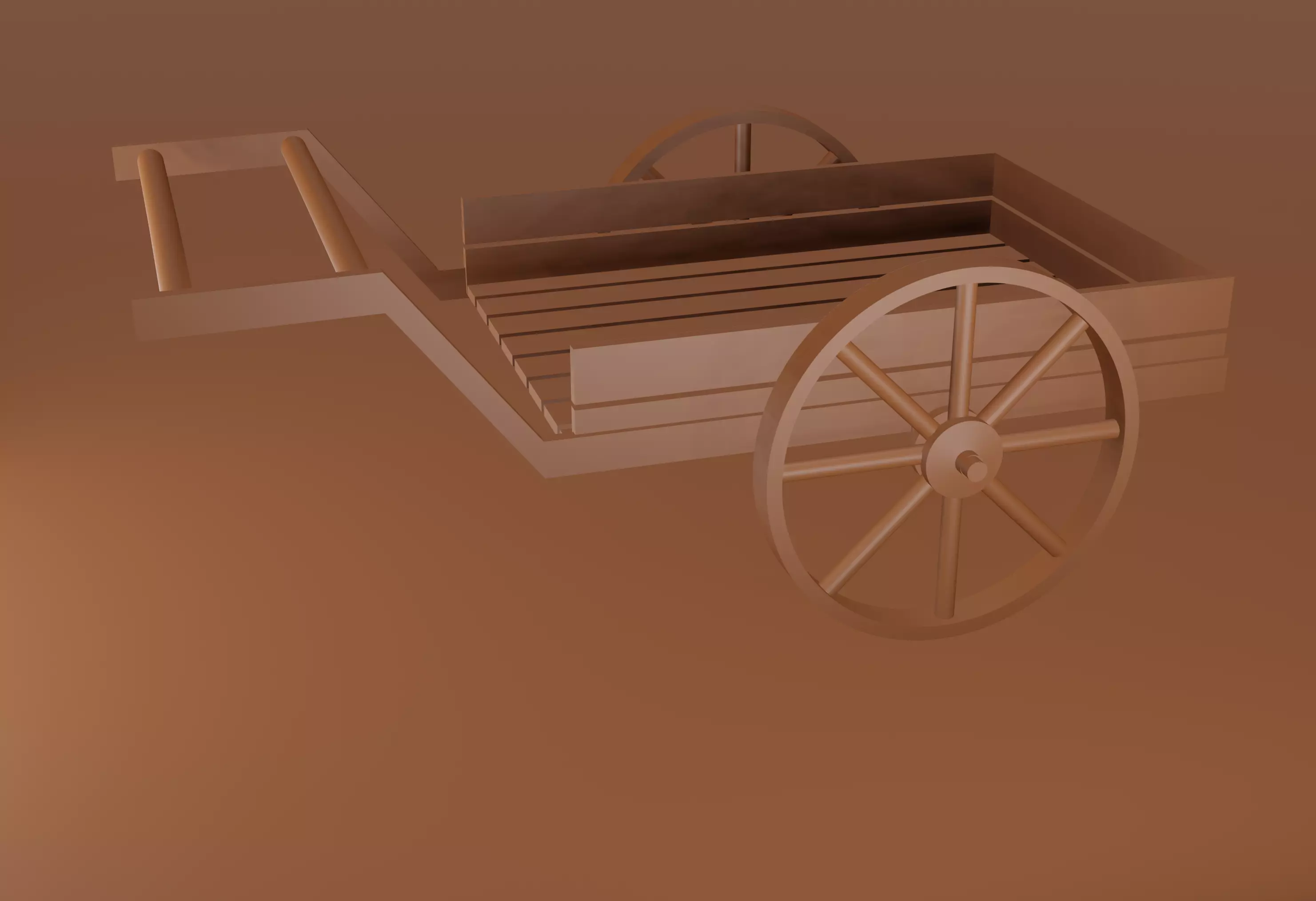 Human wagon 3D model
