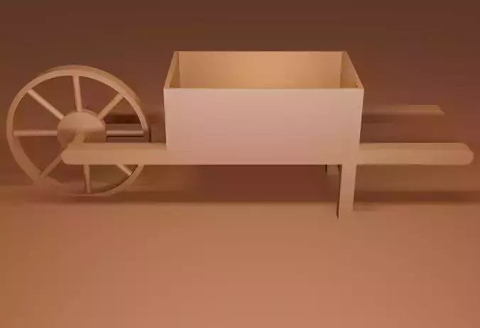 Medieval wheelbarrow