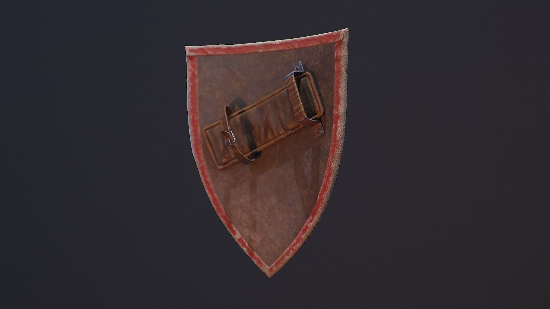 Shield sword Free low-poly 3D model_7