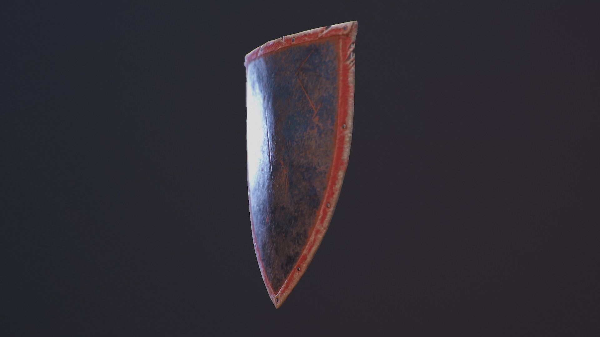 Shield sword Free low-poly 3D model_12