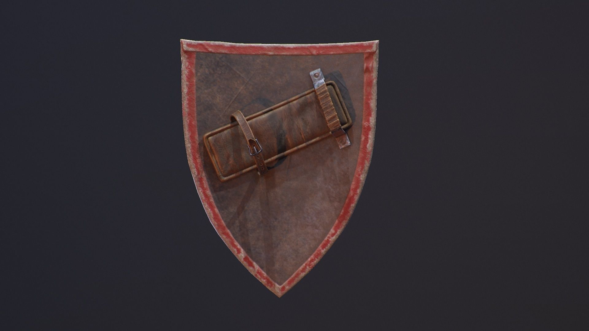 Shield sword Free low-poly 3D model_8