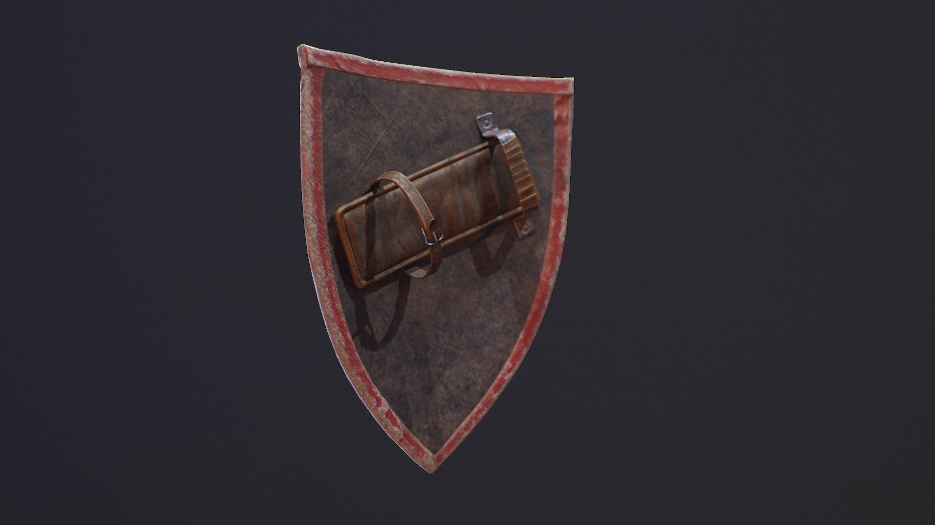 Shield sword Free low-poly 3D model_9