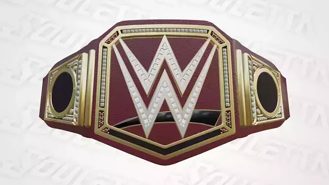 WWE Universal Championship 3D model