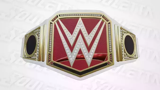 WWE RAW Womens Championship 3D model