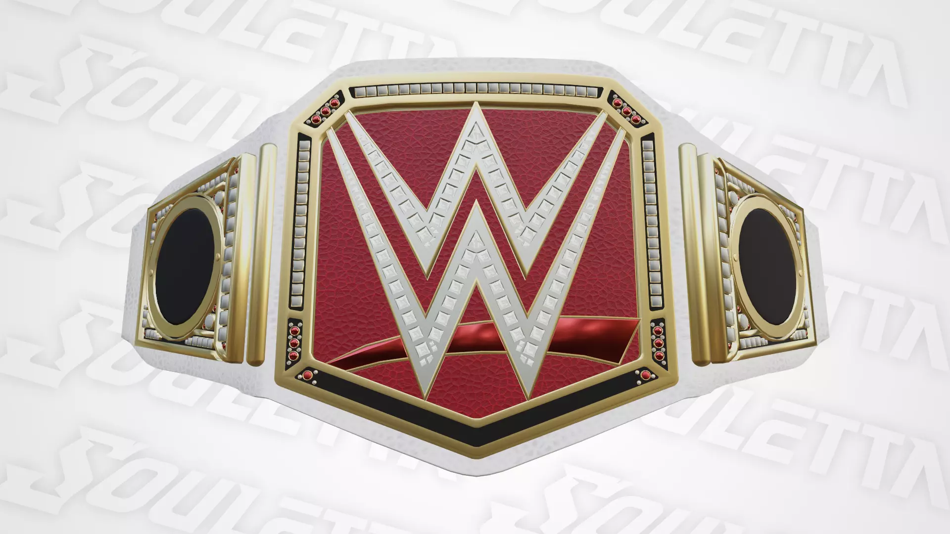 WWE RAW Womens Championship 3D model