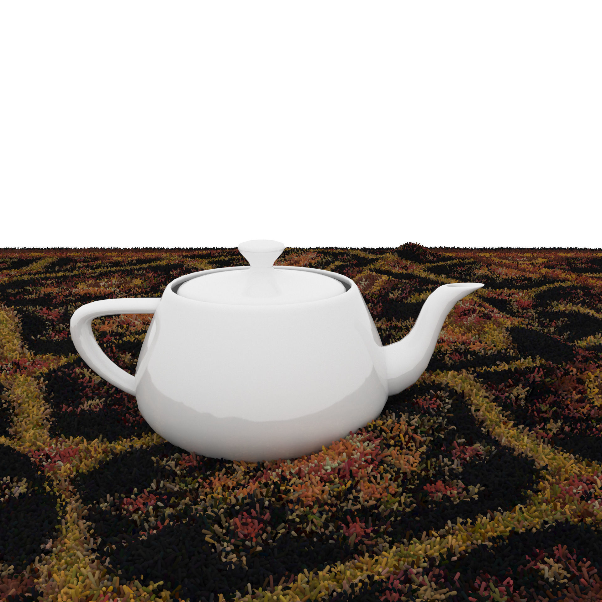 Rugs No 47 Low-poly 3D model_7