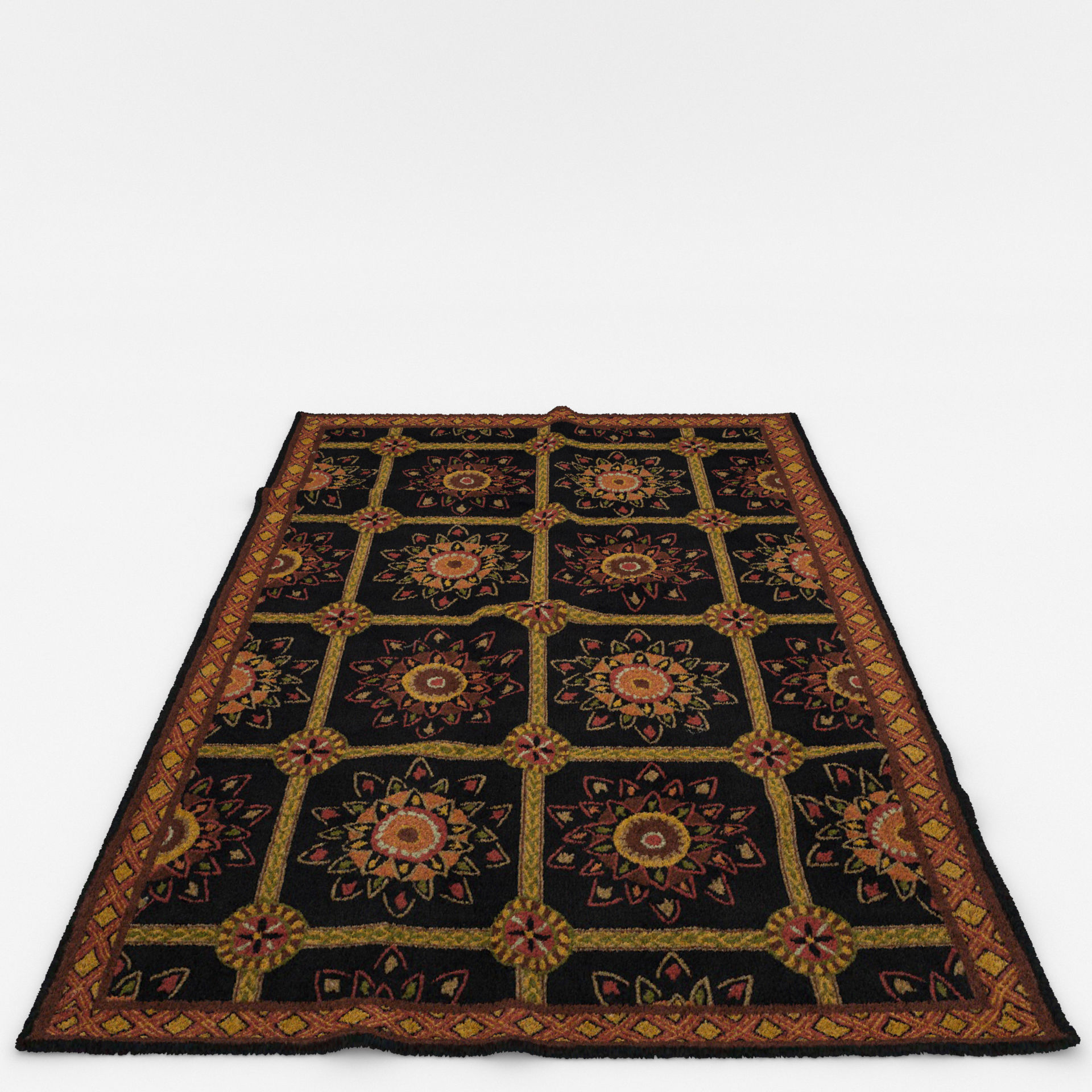 Rugs No 47 Low-poly 3D model_6