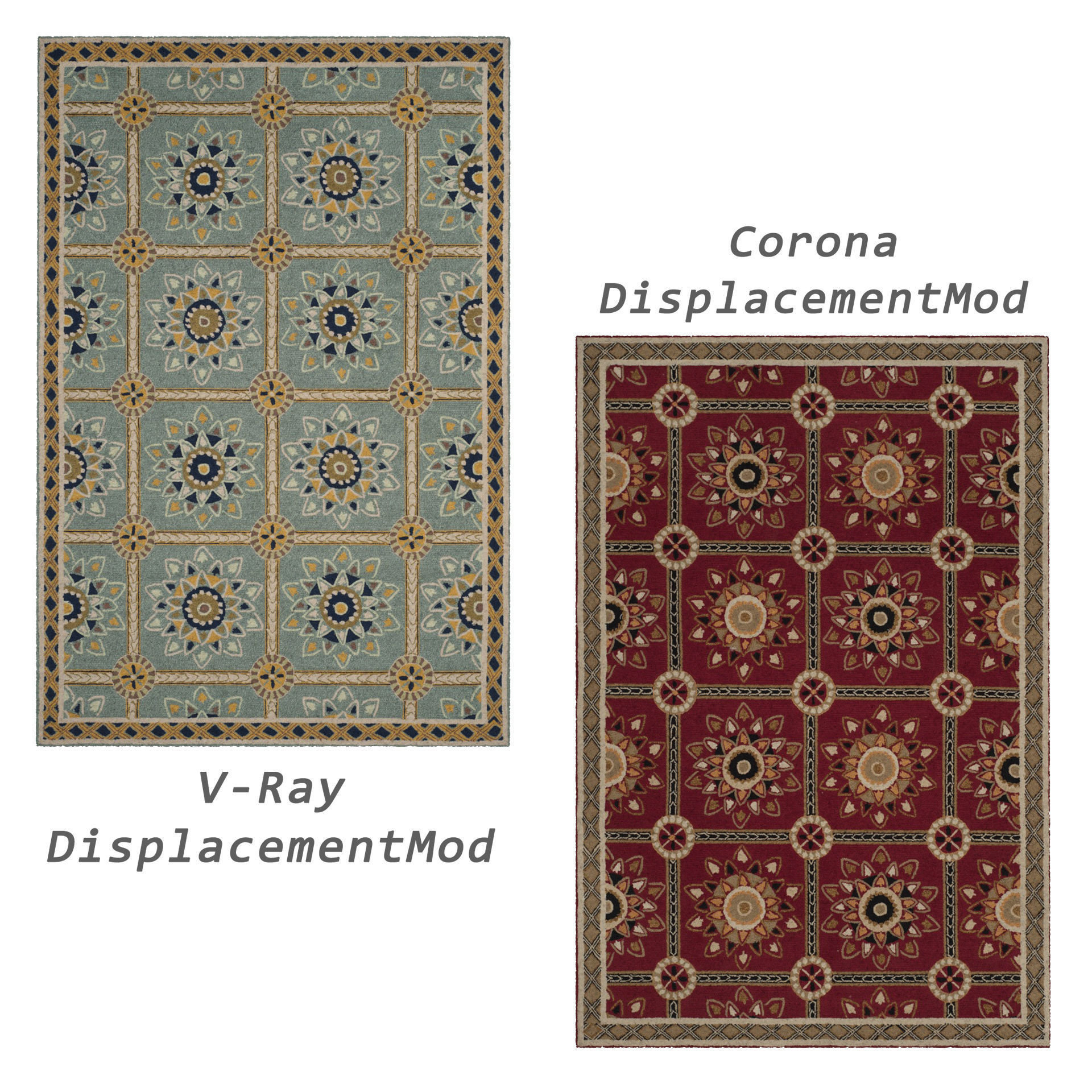 Rugs No 47 Low-poly 3D model_2