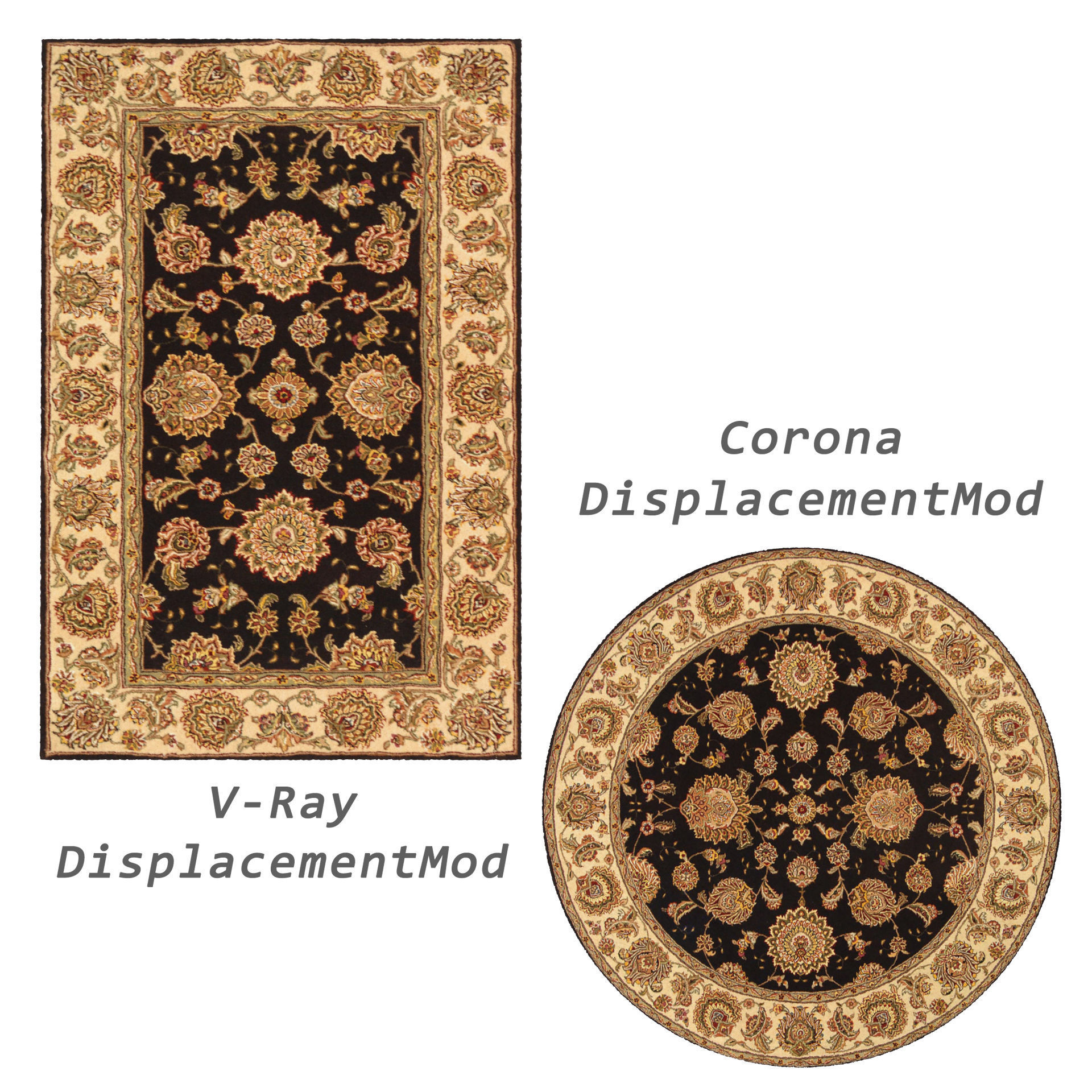 Rugs No 50 Low-poly 3D model_6