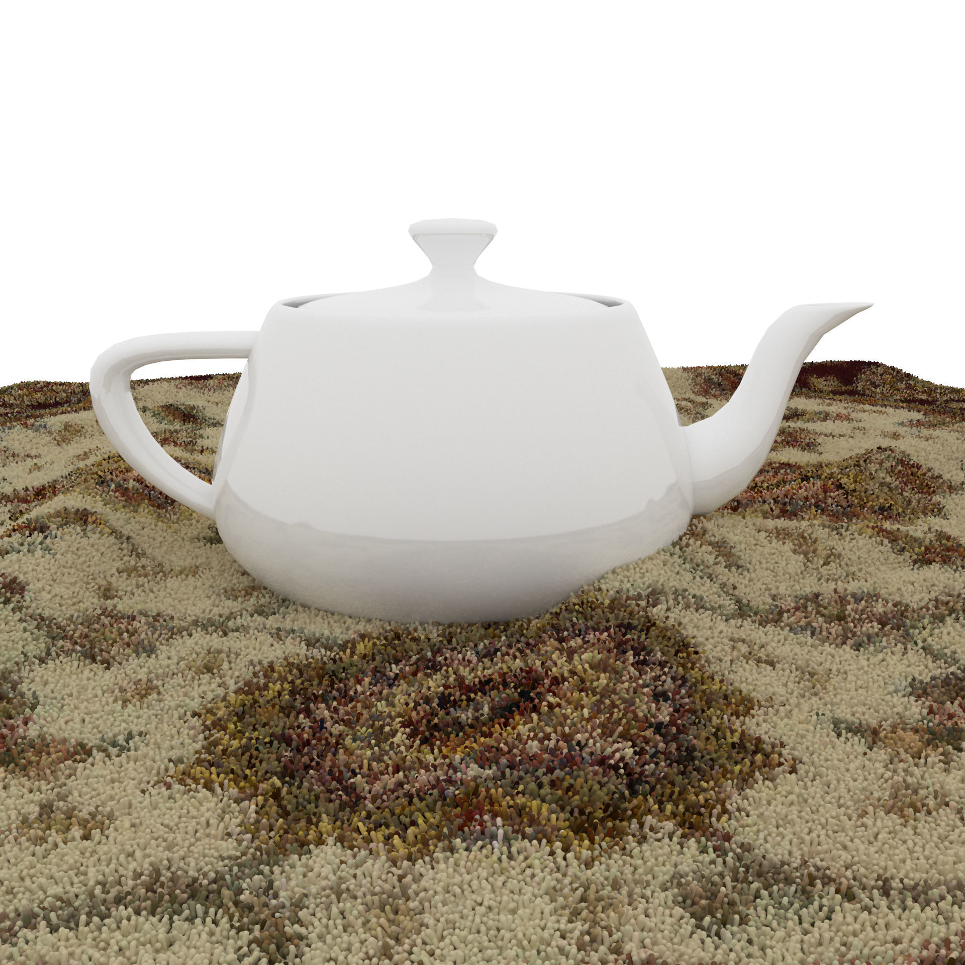 Rugs No 50 Low-poly 3D model_12