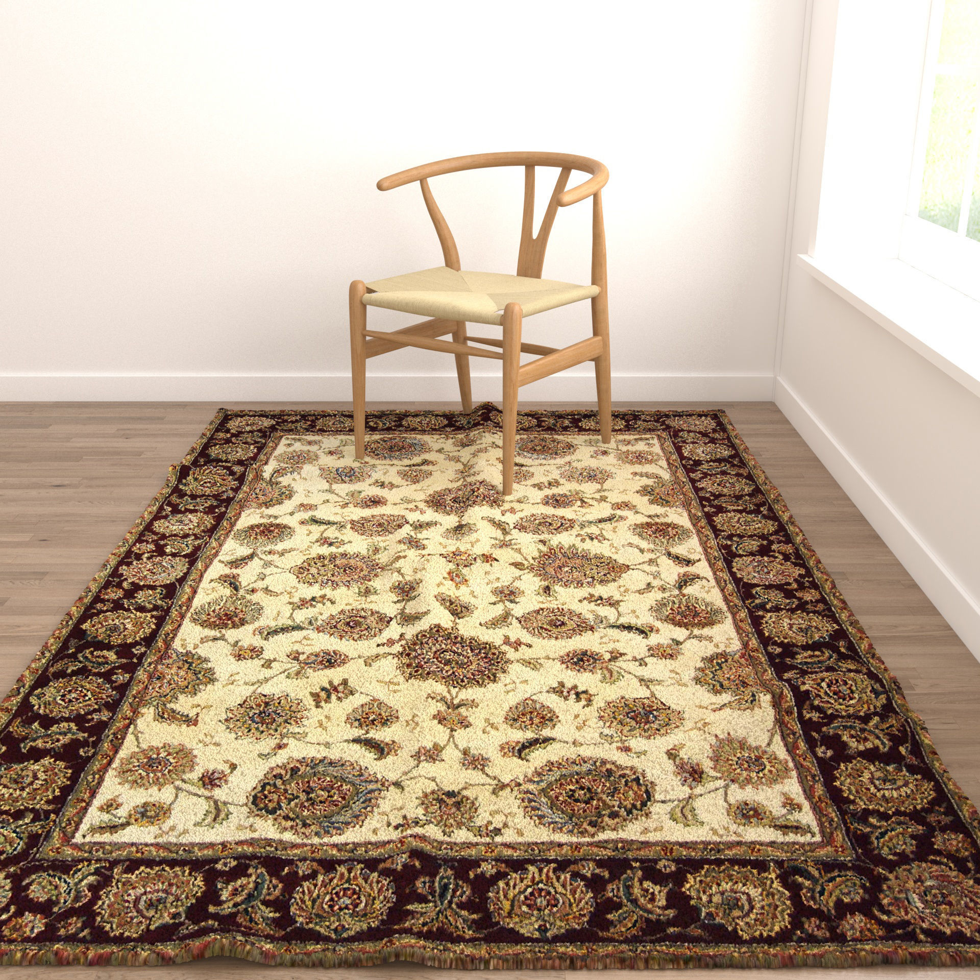 Rugs No 50 Low-poly 3D model_8