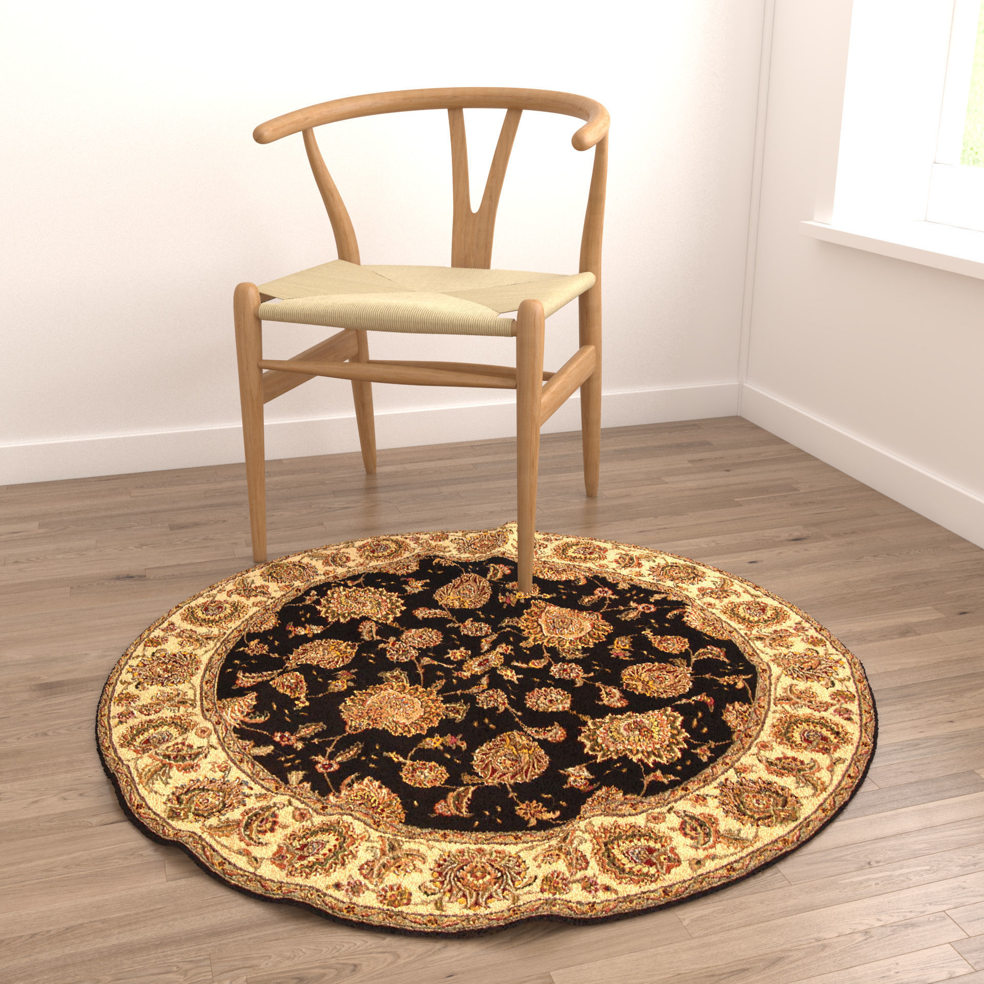 Rugs No 50 Low-poly 3D model_7