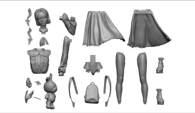 mitsuami Digital FIgure Data 3D print model_2